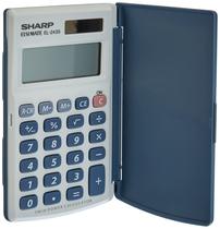 Calculadora de bolso SHARP EL243S Silver com 8 dígitos Calculadora de bolso SHARP EL243S Silver com 8 dígitos