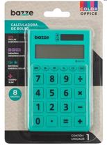 Calculadora De Bolso Turquesa Com 8 Dígitos 618128 Bazze