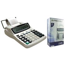 Calculadora De Impressão Procalc 12 Dígitos Lp25 Bobina Mesa Balcão Rolete entintador IR40T