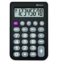 Calculadora De Mão Digital Preta 8 Dígitos Herweg 8508 034