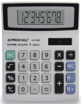 Calculadora de Mesa 08 Digitos MOD.PC086 BAT/SOLAR - Procalc