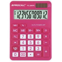 Calculadora de mesa 12 dig. grd pink pc286 pk - PROCALC