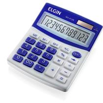 Calculadora de mesa 12 dig. mv4125vis/sl/ba azul elgin