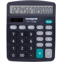 Calculadora de Mesa 12 DIG MX-C 126 Preta - Maxprint