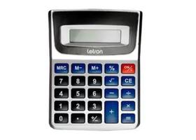 Calculadora De Mesa 12 Dig. Prata Duo - LEONORA Calculadora De Mesa 12 Dig. Prata Duo - LEONORA