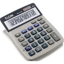 Calculadora de mesa 12 dig. visor lcd sol/bat.g10 elgin