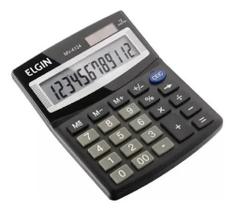 Calculadora De Mesa 12 Dígitos Bateria Solar Preto MV4124