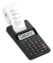 Calculadora de Mesa 12 Dígitos Casio HR8RCBK com Bobina de Impressão Função Reimprimir e Verificação Cor Preto