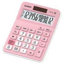 Calculadora de mesa 12 digitos casio mx-12b-pk rosa