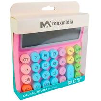 Calculadora De Mesa 12 Digitos Color Bateria AAA + Solar