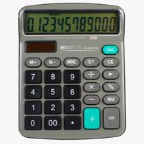 Calculadora de mesa 12 digitos hoopson cinza/preta ps-6837b