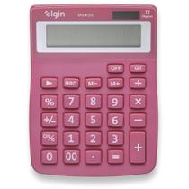 Calculadora de Mesa 12 Dígitos MV4135 Rosa com Visor de Cristal Líquido Calculadora de Mesa 12 Dígitos MV4135 Rosa com Visor de Cristal Líquido