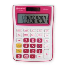 Calculadora de mesa 12 digitos pc100pk rosa - procalc