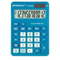Calculadora de mesa 12 digitos pc286bl - procalc