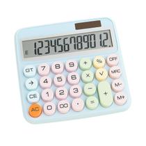 Calculadora de Mesa 12 Dígitos Pilha/Solar Escritório Cores Calculadora de Mesa 12 Dígitos Pilha/Solar Escritório Cores