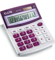 Calculadora De Mesa 12 Dígitos Roxa Mv4127 Elgin Calculadora De Mesa 12 Dígitos Roxa Mv4127 Elgin