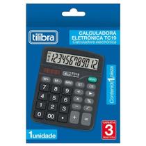 Calculadora De Mesa 12 Digitos Tc19 Preta Tilibra