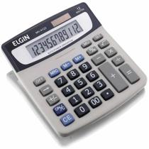 Calculadora de Mesa 12 Dígitos Visor LCD Solar e Bateria Calculadora de Mesa 12 Dígitos Visor LCD Solar e Bateria