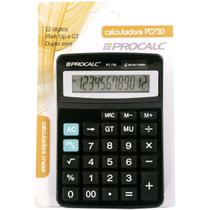 Calculadora de Mesa 12DIG. PC730 Preta