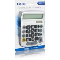Calculadora de Mesa 12DIG.VISOR LCD SOLAR/BAT BRAN - ELGIN