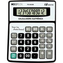 Calculadora de Mesa 12DIGITOS Pilha AAA Cinza - Hoopson