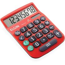 Calculadora de Mesa 8 DIG.MV4131 C/VIS/SL/BAT VERM - ELGIN