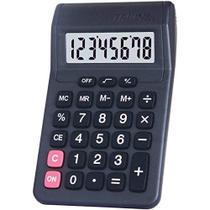 Calculadora De Mesa 8 Dig. Preta C/1Pilha Aa Calculadora De Mesa 8 Dig. Preta C/1Pilha Aa