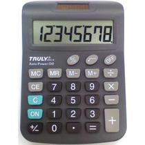 Calculadora de Mesa 8 DIG. TRULLY Visor Gr.prata - Procalc