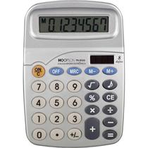 Calculadora de Mesa 8 Dígitos Bateria Cinza