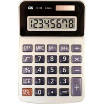 Calculadora De Mesa 8 Dígitos Modelo Calck C-116 - Planeta Brinquedos