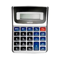 Calculadora De Mesa 8 Dígitos Prata Office Letron