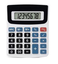 Calculadora de mesa 8 dígitos Teclas Macias 12,5 x 9,8cm Oásis