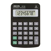 Calculadora de mesa 8 digitos zt718 - zeta