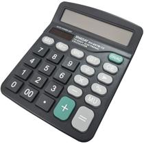 Calculadora De Mesa Balcão Display 12 Dígitos Escritório XH Import XH-837B-12 Preta