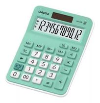 Calculadora de Mesa Casio 12 Dígitos MX-12B-GN Verde