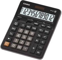 Calculadora de Mesa Casio GX-12B 12 Dígitos Preta