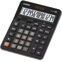 Calculadora De Mesa Casio GX14B 14 Dígitos Preta F002