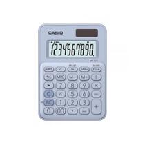 Calculadora De Mesa Casio Mini 10 Dígitos, Azul Claro, MS-7UC-LB
