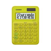 Calculadora De Mesa Casio Mini 10 Dígitos, Verde Limão, MS-7UC-YG-N-DC