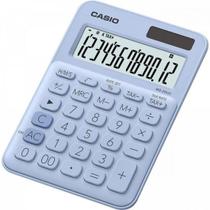 Calculadora de Mesa Casio MS20UC 12 Dígitos Azul Claro F002