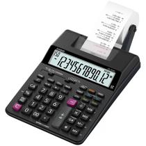 Calculadora de Mesa com Impressora, Preta, Visor Grande de 12 Dígitos, HR-100RC CASIO