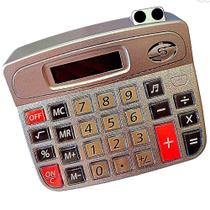 calculadora de mesa com som números grandes 8 Digitos XH