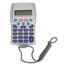 Calculadora De Mesa E Bolso Com Cordão 8 Dígitos Eletrônica