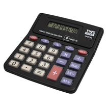 Calculadora De Mesa Eletrônica 8 Dígitos Visor De LCD