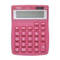 Calculadora de Mesa Elgin 12 Digitos Rosa