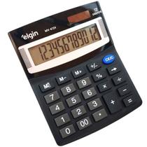 Calculadora de mesa escritório 12 digitos solar comercial visor display digital eletronica escolar - ELGIN GRANDE ELETRÔNICA