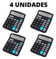 Calculadora De Mesa Escritório Display 12 Digitos 4 Unidades