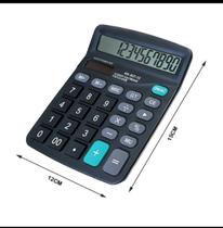 Calculadora De Mesa Escritório Display 12 Dígitos Preto