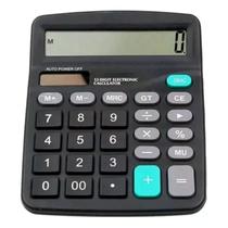 Calculadora De Mesa Escritório Display 12 Dígitos Simples de Mão Eletrônica Comercial