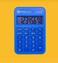 Calculadora De Mesa Escritório Procalc Pc059bl 8 Digítos